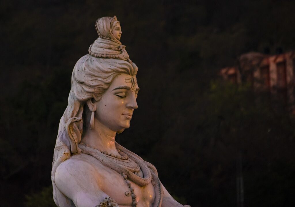 lord shiva statue rishikesh shiva